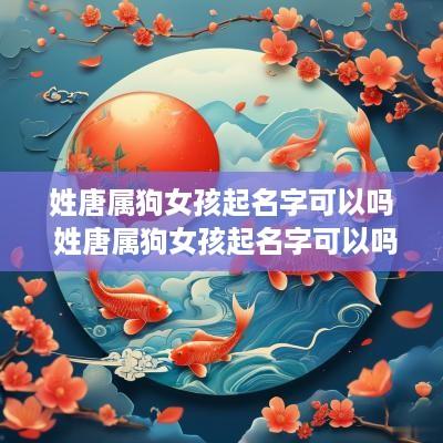 姓唐属狗女孩起名字可以吗 姓唐属狗女孩起名字可以吗