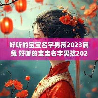 好听的宝宝名字男孩2025属兔 好听的宝宝名字男孩2025属兔取名