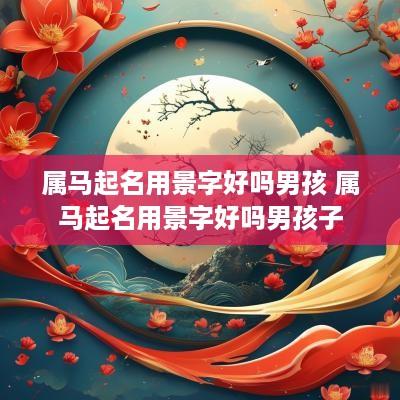 属马起名用景字好吗男孩 属马起名用景字好吗男孩子