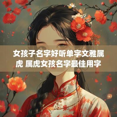 女孩子名字好听单字文雅属虎 属虎女孩名字最佳用字