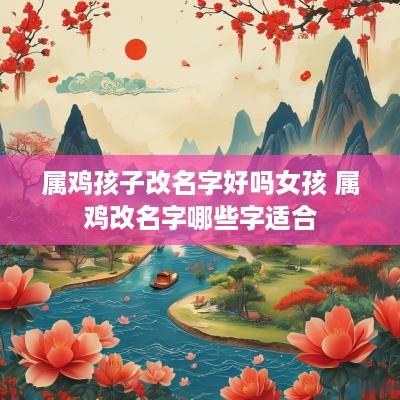 属鸡孩子改名字好吗女孩 属鸡改名字哪些字适合