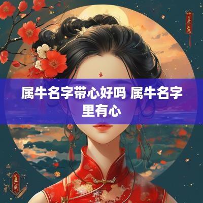 属牛名字带心好吗 属牛名字里有心
