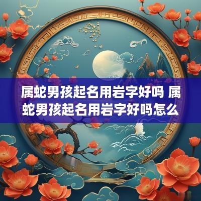 属蛇男孩起名用岩字好吗 属蛇男孩起名用岩字好吗怎么样