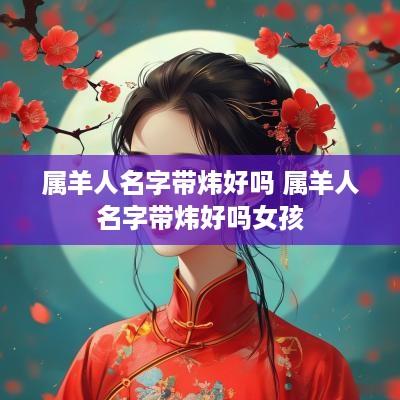 属羊人名字带炜好吗 属羊人名字带炜好吗女孩