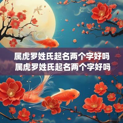 属虎罗姓氏起名两个字好吗 属虎罗姓氏起名两个字好吗男孩