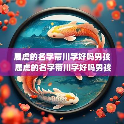 属虎的名字带川字好吗男孩 属虎的名字带川字好吗男孩子