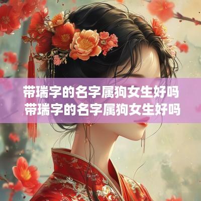 带瑞字的名字属狗女生好吗 带瑞字的名字属狗女生好吗还是男生