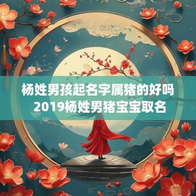 杨姓男孩起名字属猪的好吗 2019杨姓男猪宝宝取名