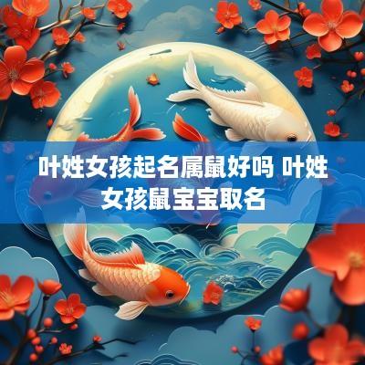 叶姓女孩起名属鼠好吗 叶姓女孩鼠宝宝取名