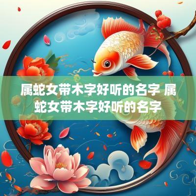 属蛇女带木字好听的名字 属蛇女带木字好听的名字