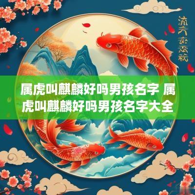 属虎叫麒麟好吗男孩名字 属虎叫麒麟好吗男孩名字大全