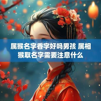 属猴名字香字好吗男孩 属相猴取名字需要注意什么