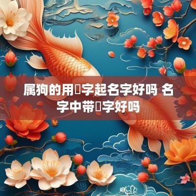 属狗的用燊字起名字好吗 名字中带燊字好吗