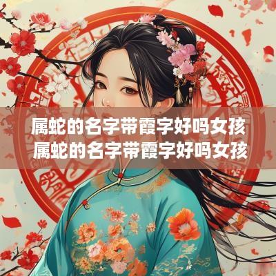 属蛇的名字带霞字好吗女孩 属蛇的名字带霞字好吗女孩子