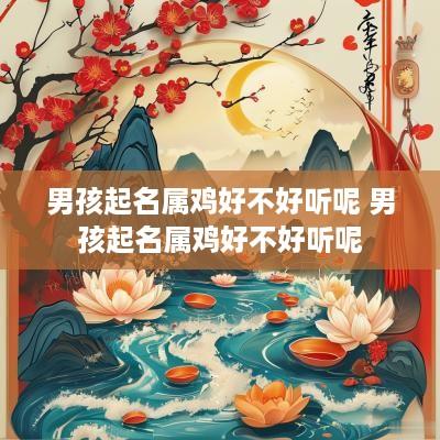男孩起名属鸡好不好听呢 男孩起名属鸡好不好听呢