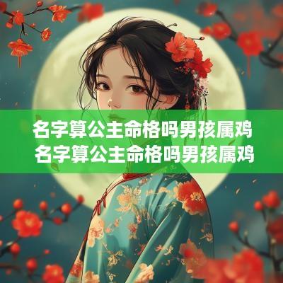 名字算公主命格吗男孩属鸡 名字算公主命格吗男孩属鸡还是属兔