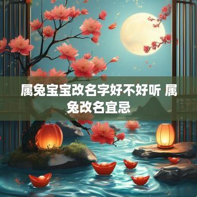 属兔宝宝改名字好不好听 属兔改名宜忌