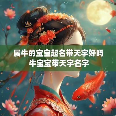 属牛的宝宝起名带天字好吗 牛宝宝带天字名字