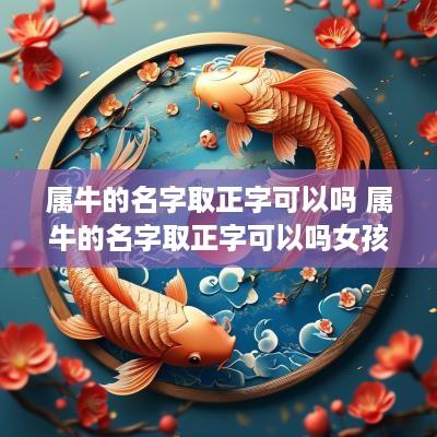 属牛的名字取正字可以吗 属牛的名字取正字可以吗女孩