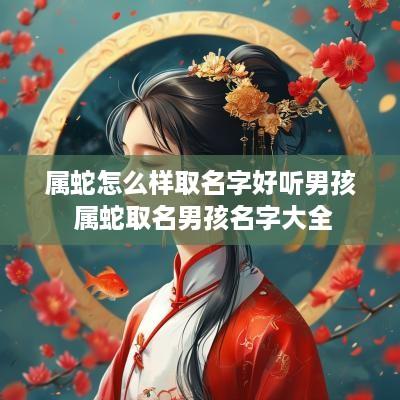 属蛇怎么样取名字好听男孩 属蛇取名男孩名字大全