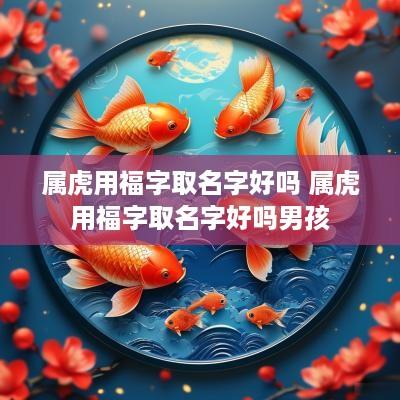 属虎用福字取名字好吗 属虎用福字取名字好吗男孩