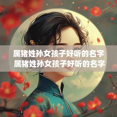 属猪姓孙女孩子好听的名字 属猪姓孙女孩子好听的名字有哪些