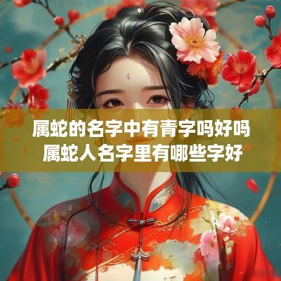 属蛇的名字中有青字吗好吗 属蛇人名字里有哪些字好
