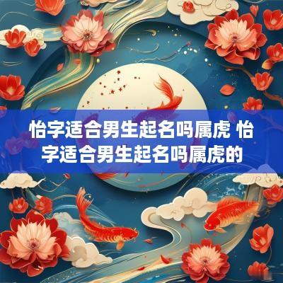 怡字适合男生起名吗属虎 怡字适合男生起名吗属虎的