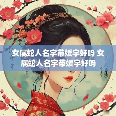 女属蛇人名字带媛字好吗 女属蛇人名字带媛字好吗