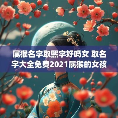 属猴名字取熙字好吗女 取名字大全免费2025属猴的女孩子