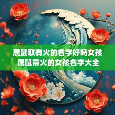 属鼠取有火的名字好吗女孩 属鼠带火的女孩名字大全