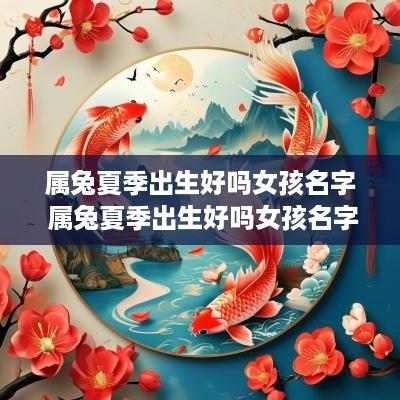 属兔夏季出生好吗女孩名字 属兔夏季出生好吗女孩名字叫什么