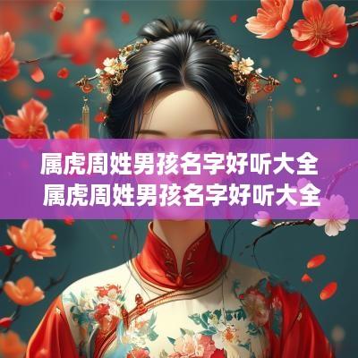 属虎周姓男孩名字好听大全 属虎周姓男孩名字好听大全四个字