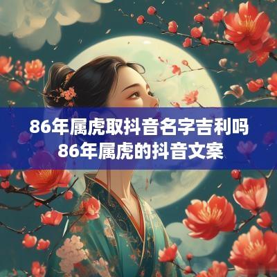 86年属虎取抖音名字吉利吗 86年属虎的抖音文案