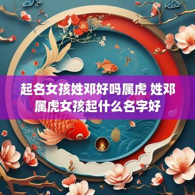 起名女孩姓邓好吗属虎 姓邓属虎女孩起什么名字好