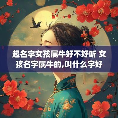 起名字女孩属牛好不好听 女孩名字属牛的,叫什么字好