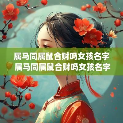属马同属鼠合财吗女孩名字 属马同属鼠合财吗女孩名字大全