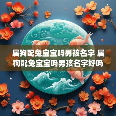 属狗配兔宝宝吗男孩名字 属狗配兔宝宝吗男孩名字好吗