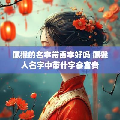 属猴的名字带禹字好吗 属猴人名字中带什字会富贵