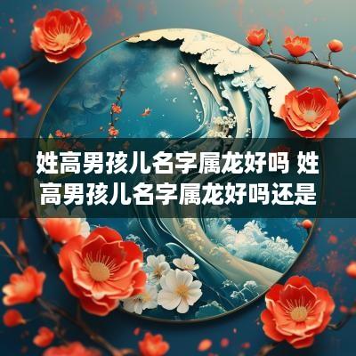 姓高男孩儿名字属龙好吗 姓高男孩儿名字属龙好吗还是属兔
