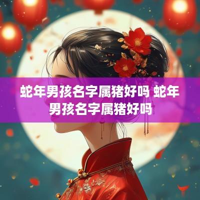蛇年男孩名字属猪好吗 蛇年男孩名字属猪好吗