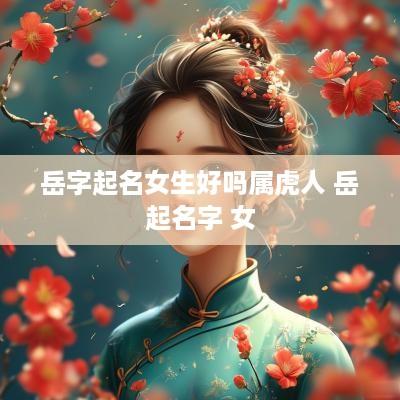 岳字起名女生好吗属虎人 岳起名字 女