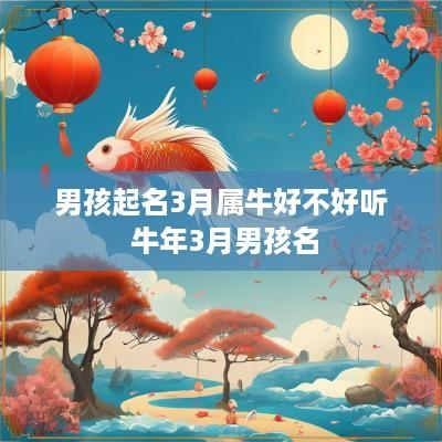 男孩起名3月属牛好不好听 蛇年3月男孩名