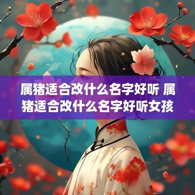 属猪适合改什么名字好听 属猪适合改什么名字好听女孩