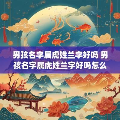 男孩名字属虎姓兰字好吗 男孩名字属虎姓兰字好吗怎么取