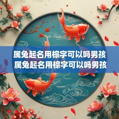 属兔起名用棕字可以吗男孩 属兔起名用棕字可以吗男孩子