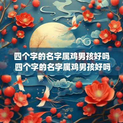 四个字的名字属鸡男孩好吗 四个字的名字属鸡男孩好吗