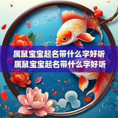 属鼠宝宝起名带什么字好听 属鼠宝宝起名带什么字好听点