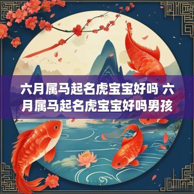 六月属马起名虎宝宝好吗 六月属马起名虎宝宝好吗男孩