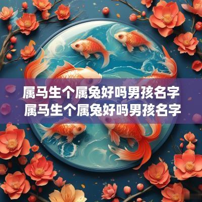 属马生个属兔好吗男孩名字 属马生个属兔好吗男孩名字叫什么